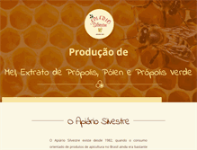 Tablet Screenshot of apiariosilvestre.com.br